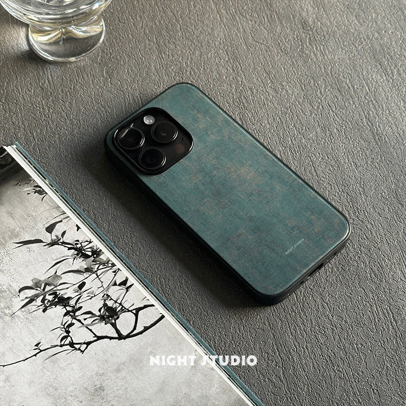 Vintage Jade Linen Phone Case - NS1309AC