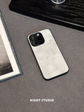 Snow Bamboo Glass Phone Case - NS1268G