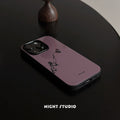 Dusty Violet Silhouette Phone Case - NS1326G