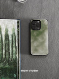 Frosted Pine Glass Phone Case - NS1267G