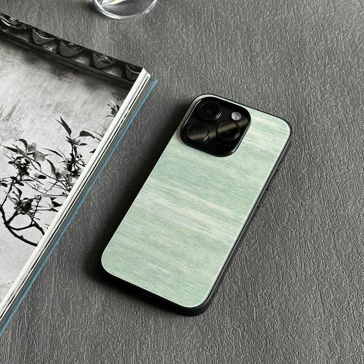 Brushed Jade Sage Green Phone Case - NS1288G