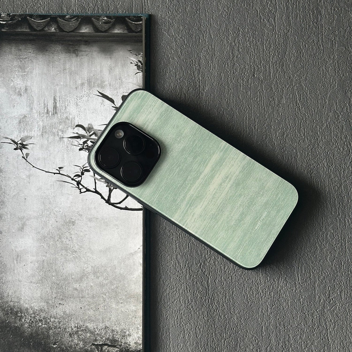 Brushed Jade Sage Green Phone Case - NS1288G
