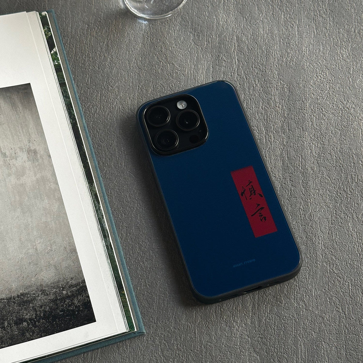 Mindful Words Navy Blue Phone Case - NS1294G