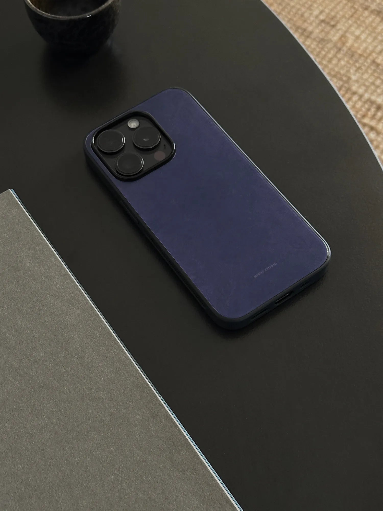 Deep Navy Damask Phone Case-N1185