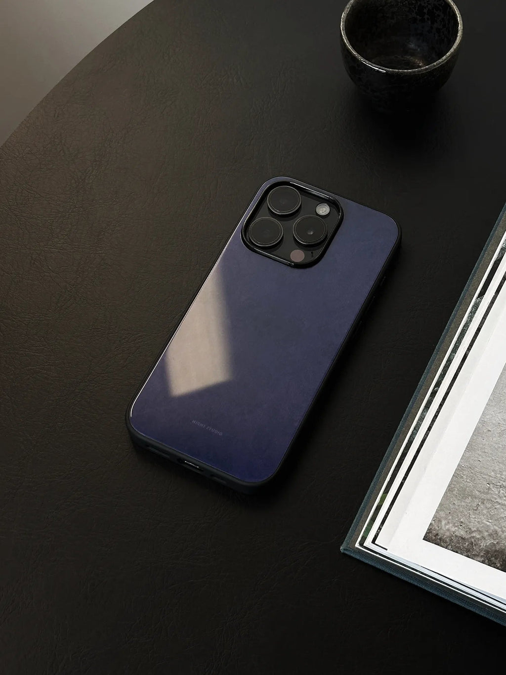 Deep Navy Damask Phone Case-N1185