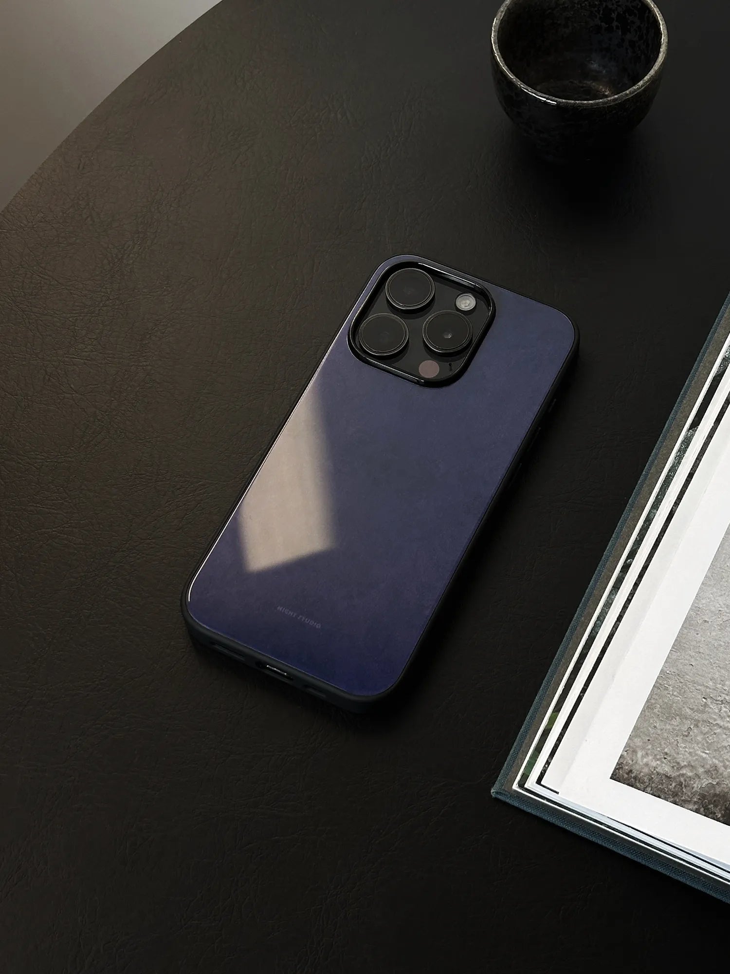 Deep Navy Damask Phone Case-N1185
