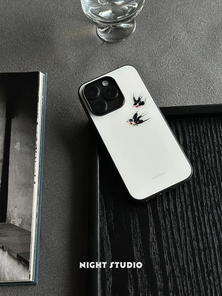 Ink Birds Painting Phone Case-N1191