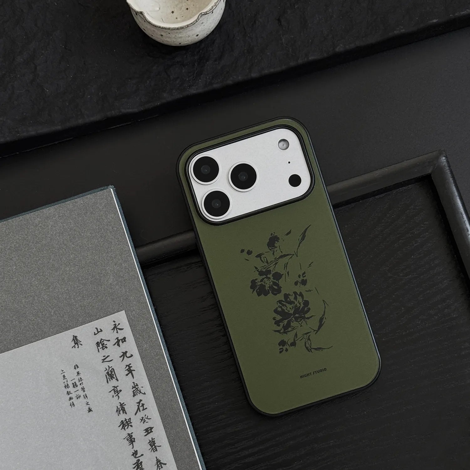 Ink Flower Green Phone Case-N1204AC