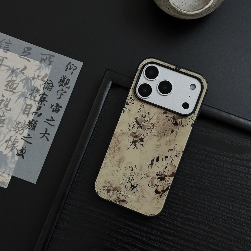 Autumn Ink Flower Phone Case-N1205