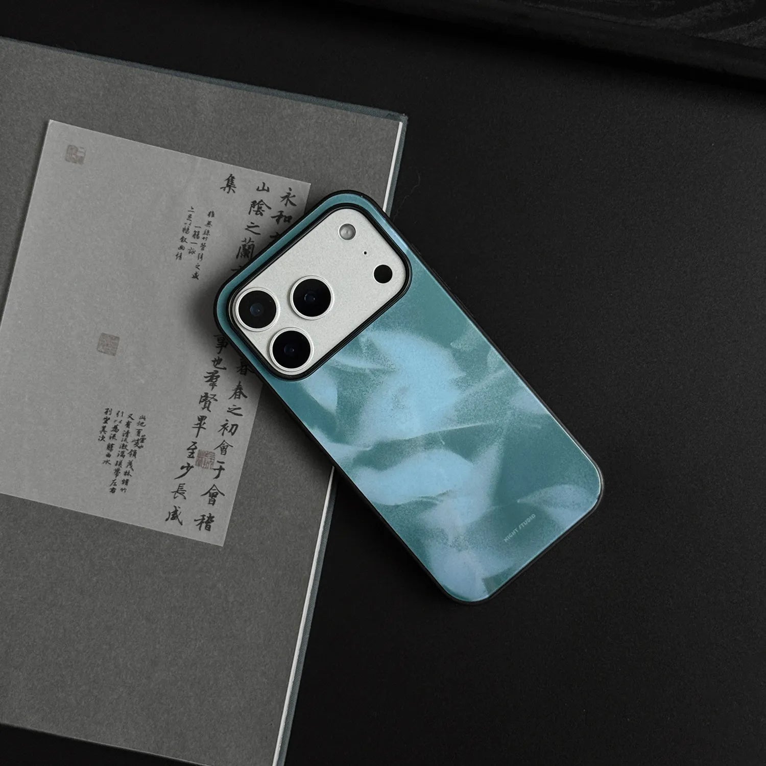 Cyan Shadow Phone Case-N1206