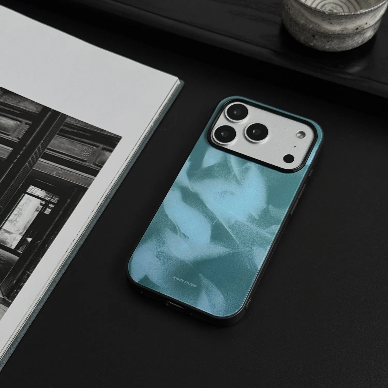 Cyan Shadow Phone Case-N1206