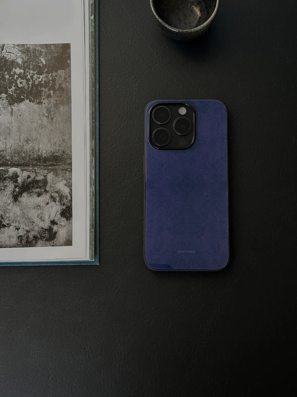 Deep Navy Damask Phone Case-N1185