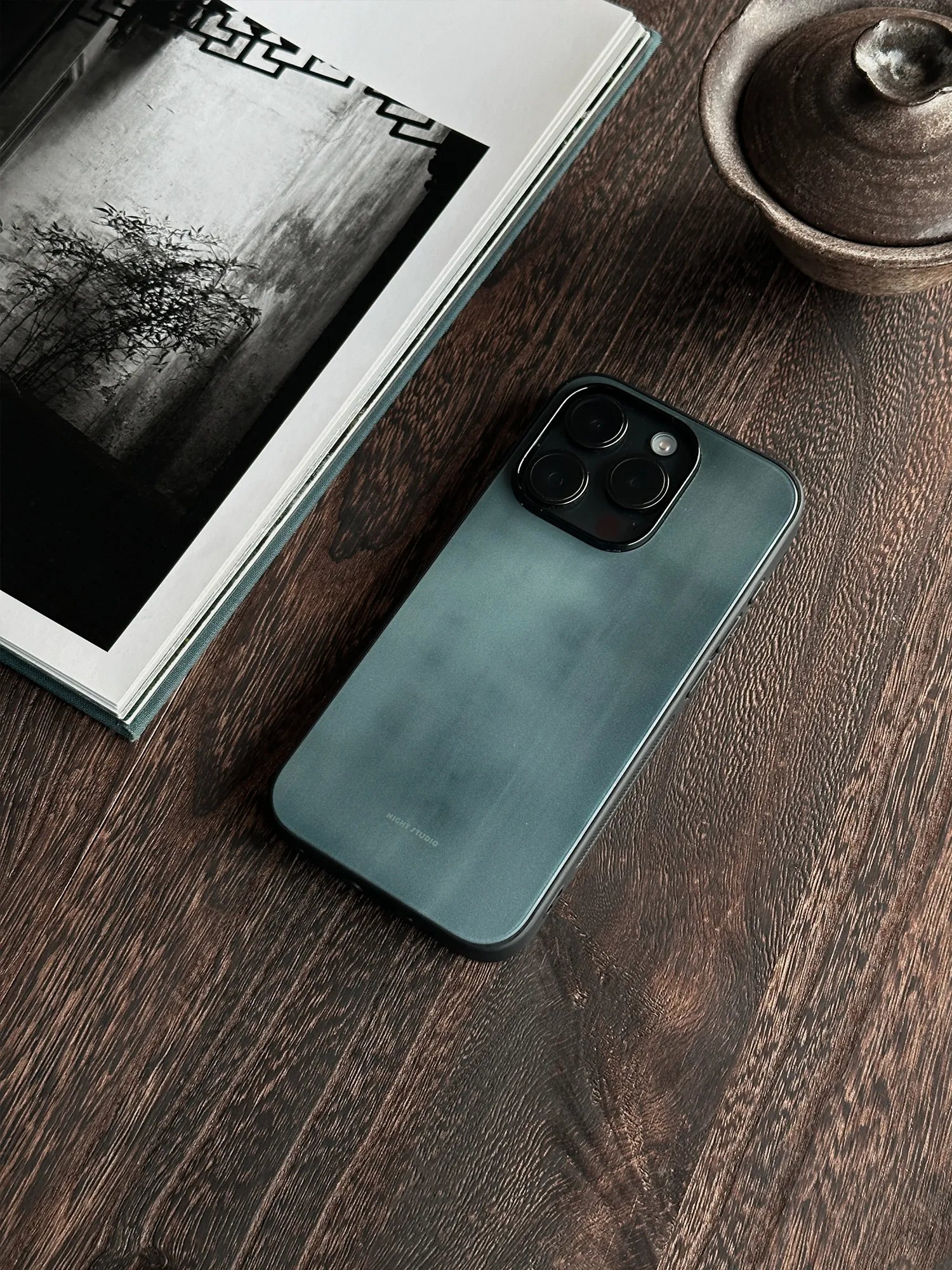 Cyan Ink Phone Case-N1199AC
