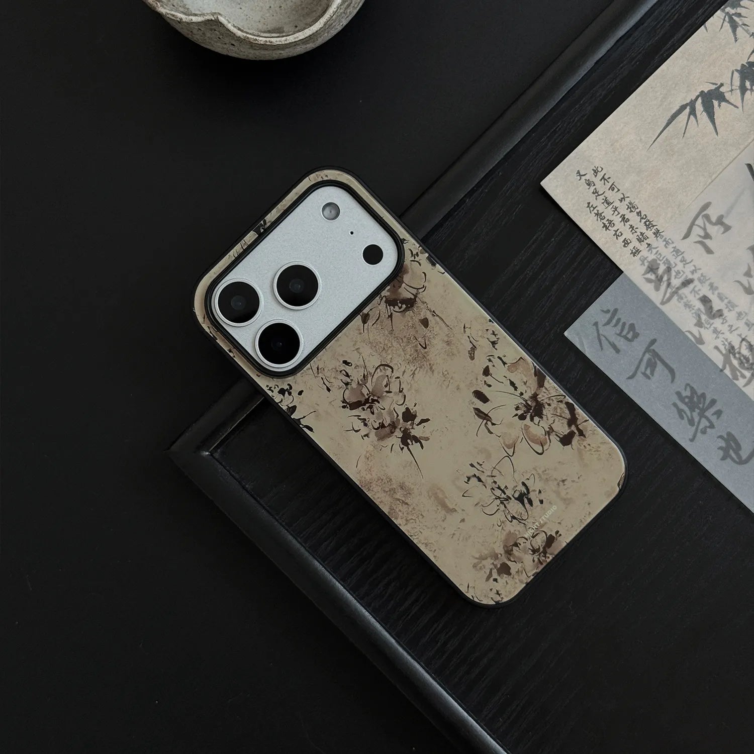 Autumn Ink Flower Phone Case-N1205