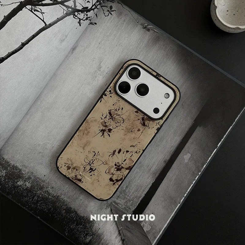 Autumn Ink Flower Phone Case-N1205